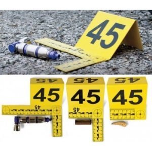 Hinged L-Reference Scale Cut Out ID Tents - 1-10