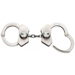 High Security - Chain Link Handcuff - Nickel Finish