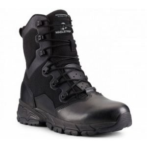 TAC ELITE Men's Black Waterproof Tactical Boot with Zipper